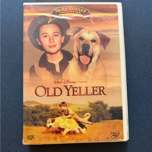 Disney Vault Collection Old Yeller DVD - Red and Brown Cover